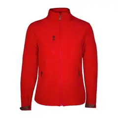 ANDESLAND OUTDOOR APPAREL - Chaqueta Softshell Corporativa Roja Mujer