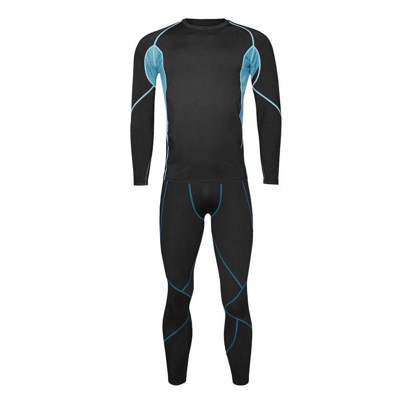 ANDESLAND OUTDOOR APPAREL - Conjunto Dry Fit Cycling Corsac Celeste Hombre