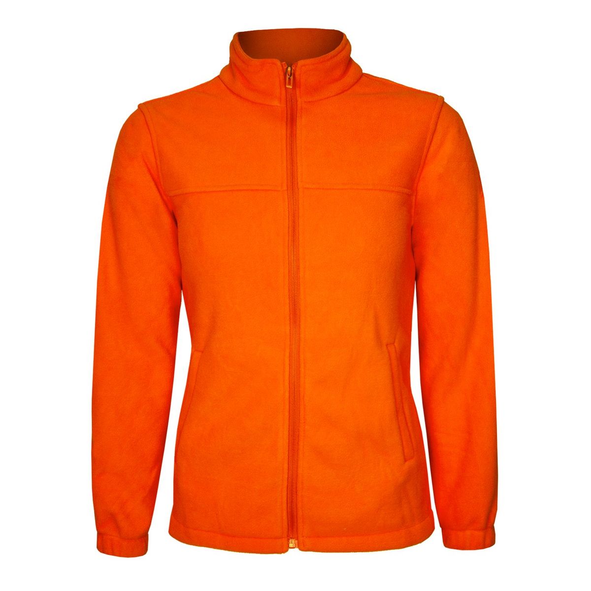 ANDESLAND OUTDOOR APPAREL - Chaqueta Polar Liso Chilla Naranjo Mujer