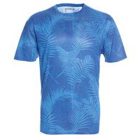 Polera Manga Corta Poliéster Azul