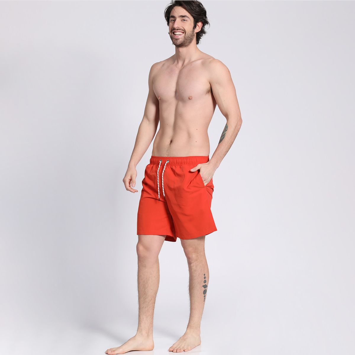 KOTTING - Traje de Baño Liso Naranja KOTTING