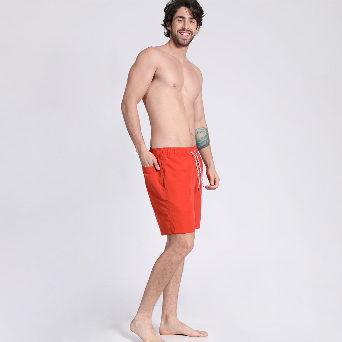 KOTTING - Traje de Baño Liso Naranja KOTTING
