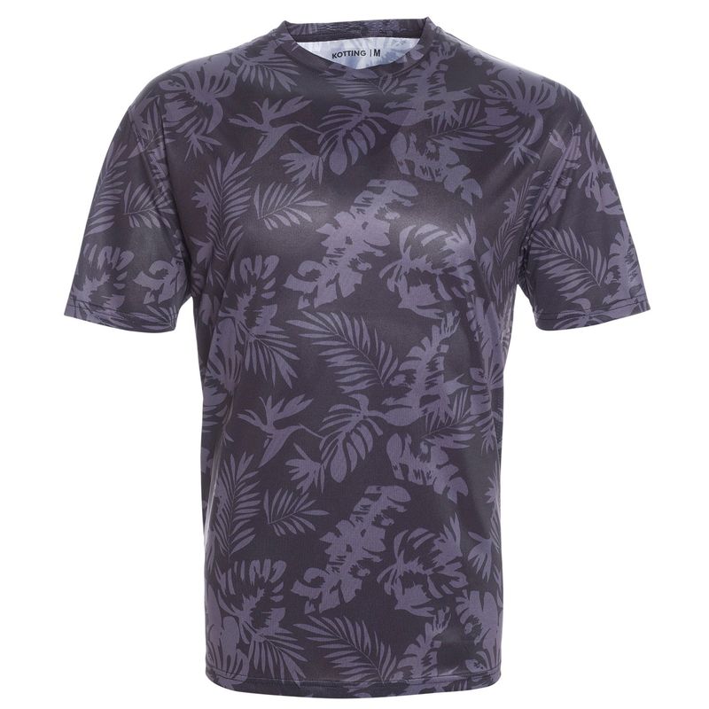 KOTTING - Polera Manga Corta Poliéster Negro KOTTING