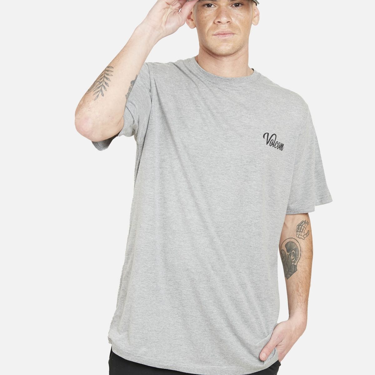 VOLCOM - Polera 7P144 Hombre Gris Volcom