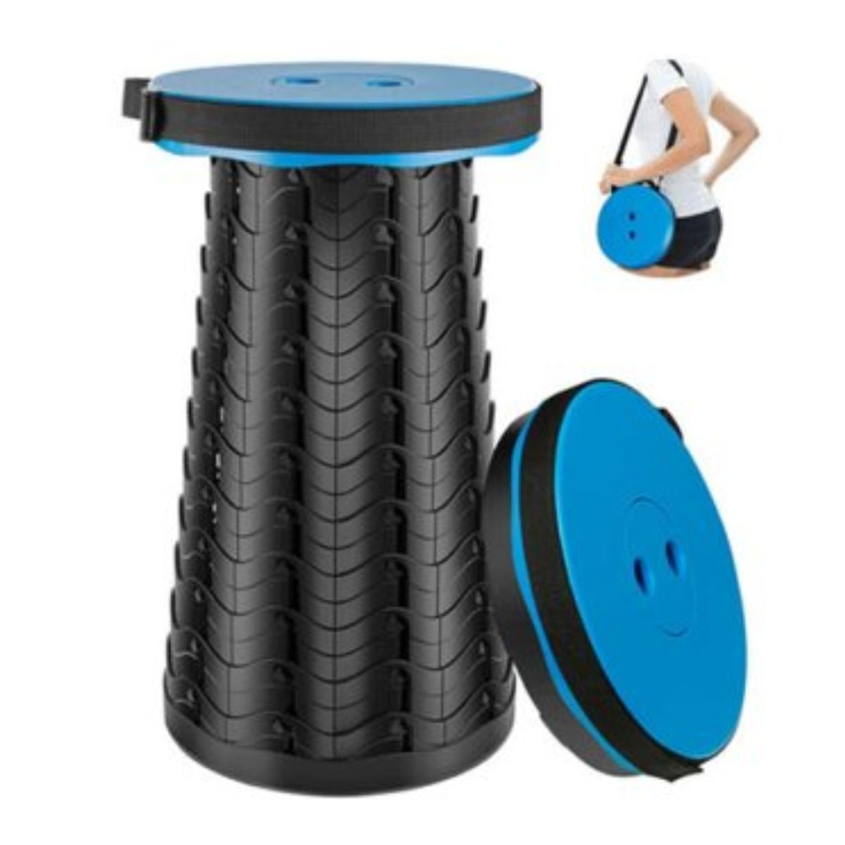 GENERICO - Silla Taburete Plegable para Exterior e Interior