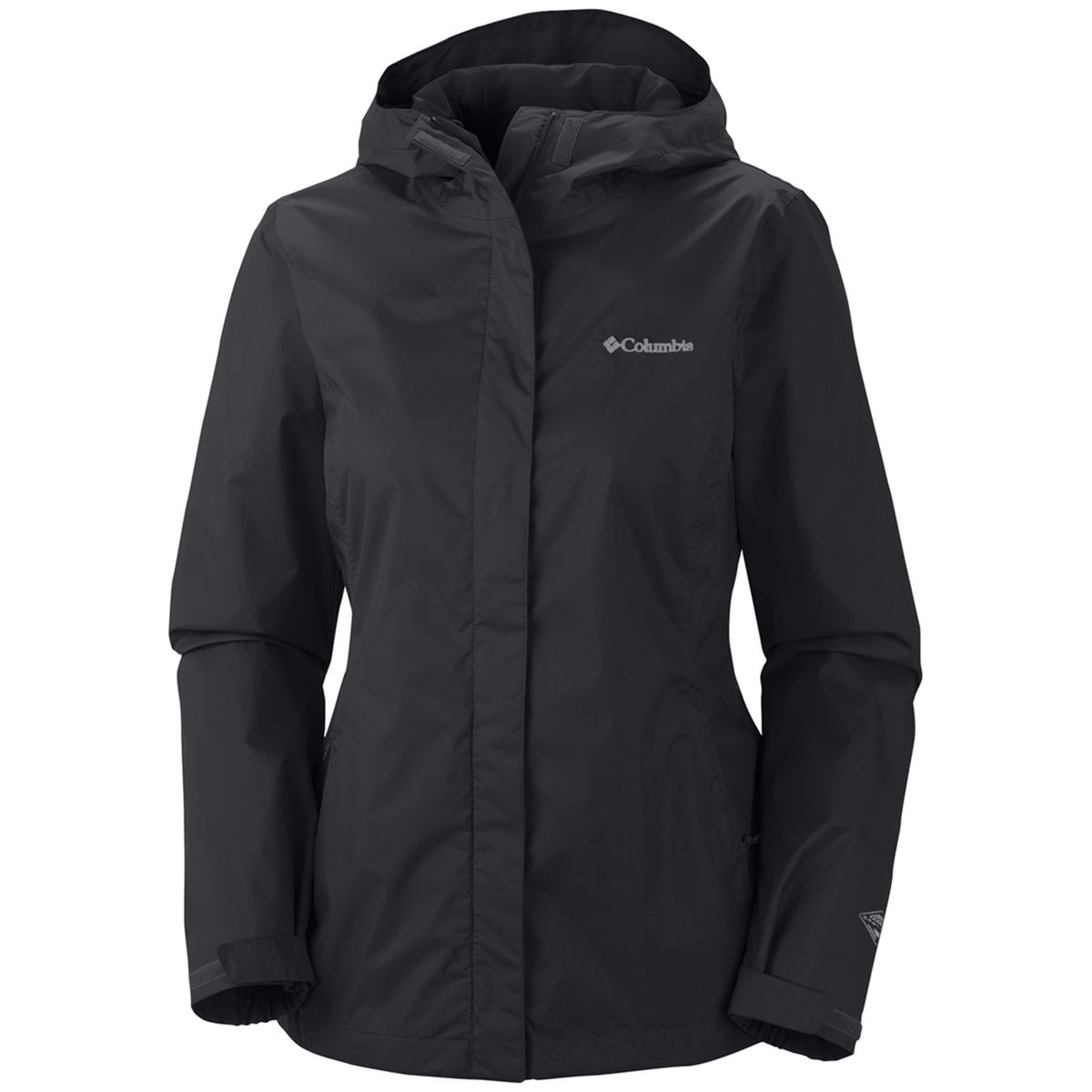 COLUMBIA - Cortaviento Impermeable Mujer Arcadia Ii Negro COLUMBIA