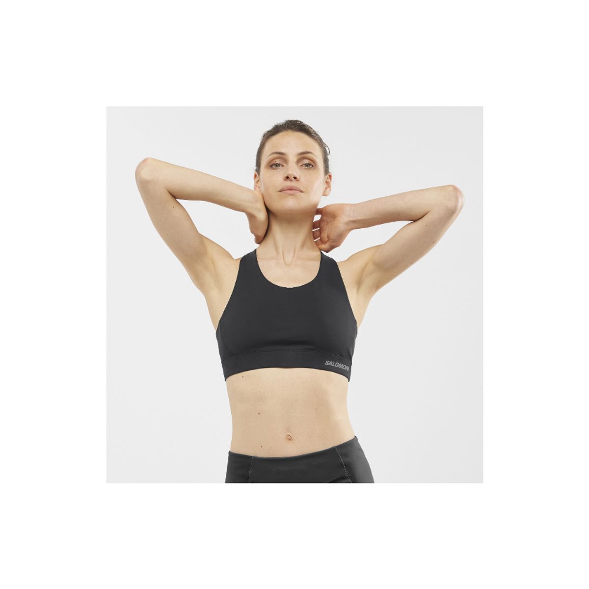 SALOMON - Top Mujer Crossc Run Negro Salomon