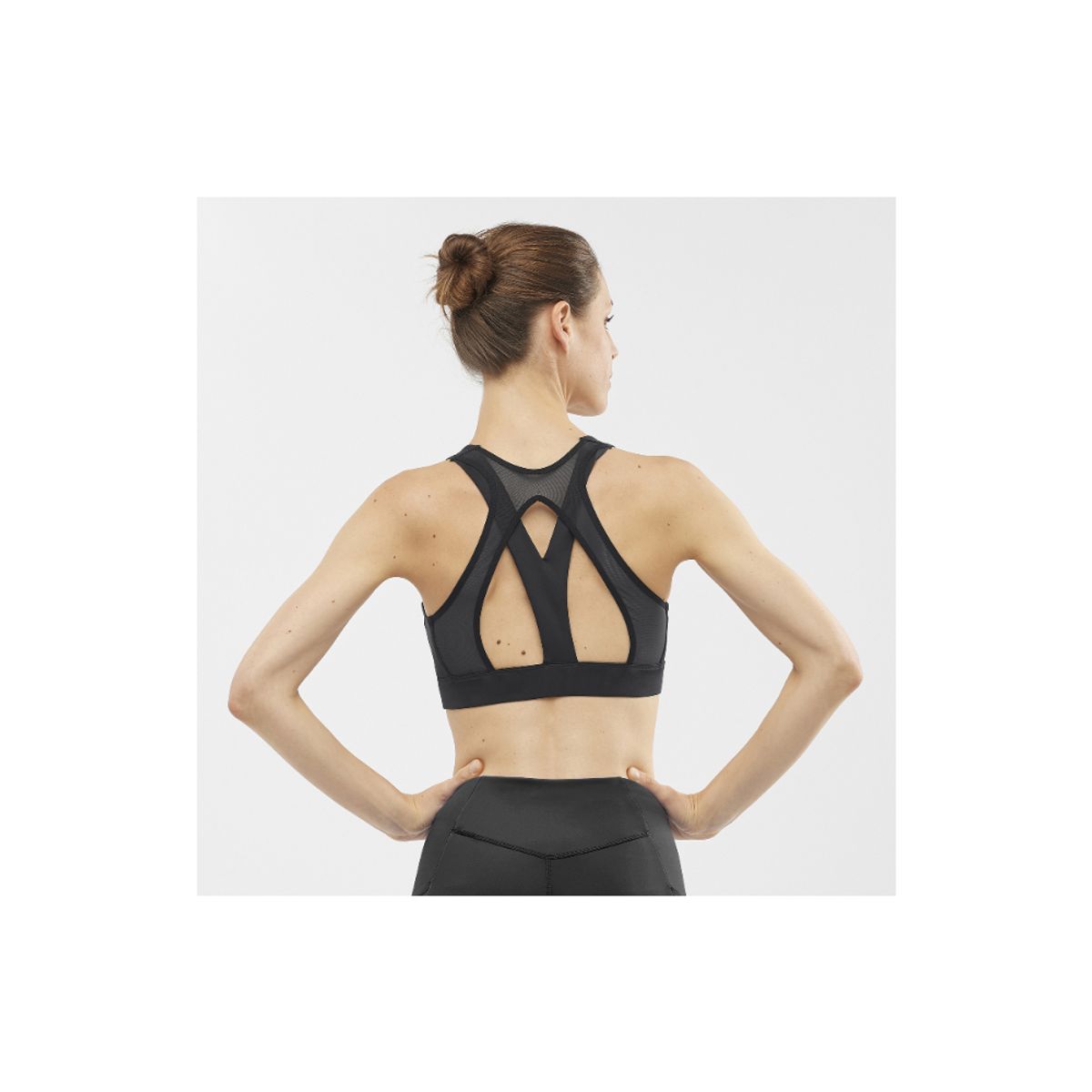 SALOMON - Top Mujer Crossc Run Negro Salomon