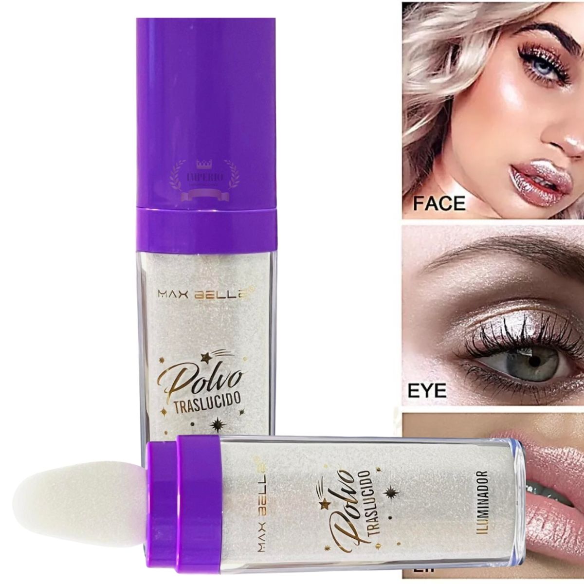 GENERICO - Polvo De Hadas Brillos Maquillaje Brillante Cara Cuerpo Plateado