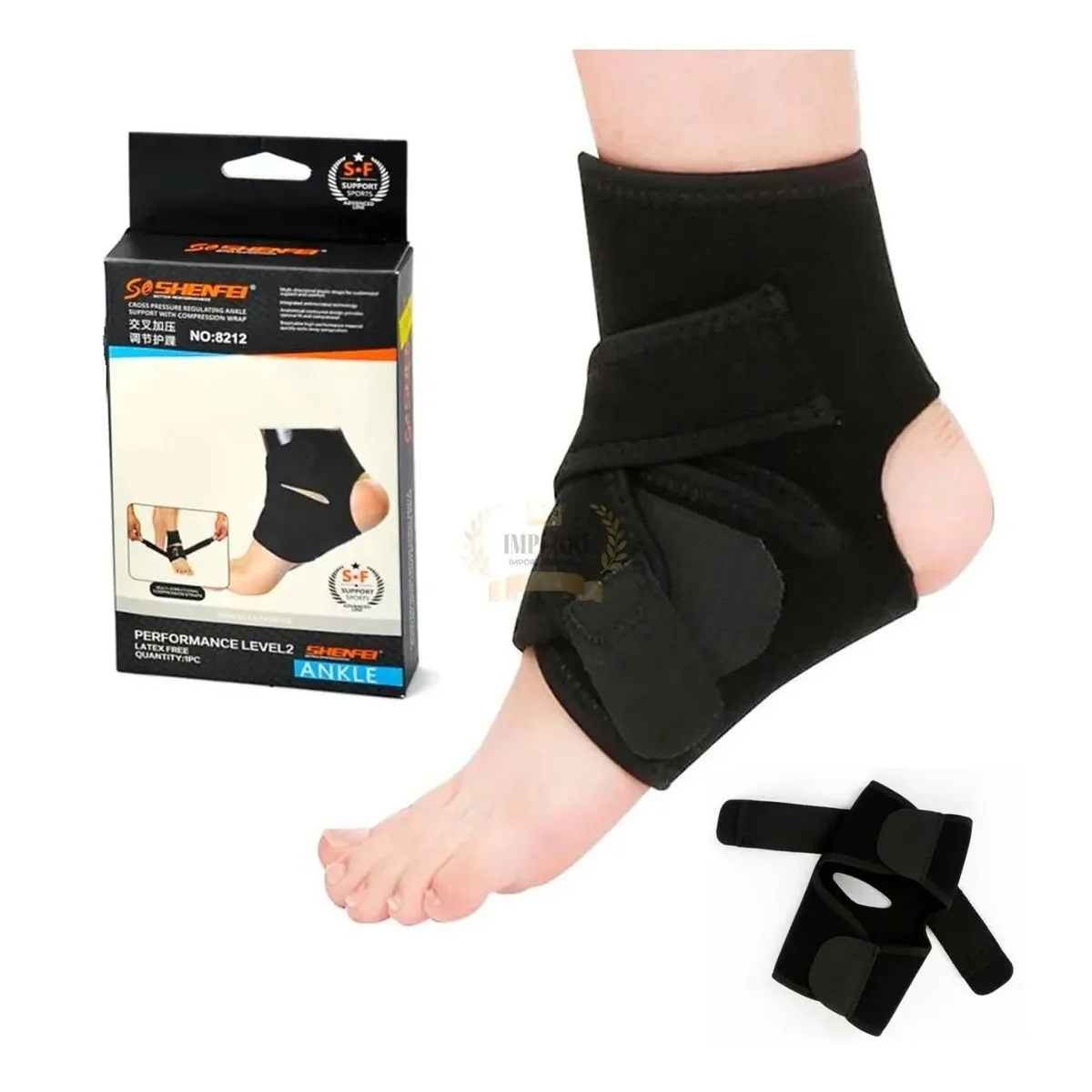 GENERICO - Tobillera Esguince Ortopedica Doble Ajuste