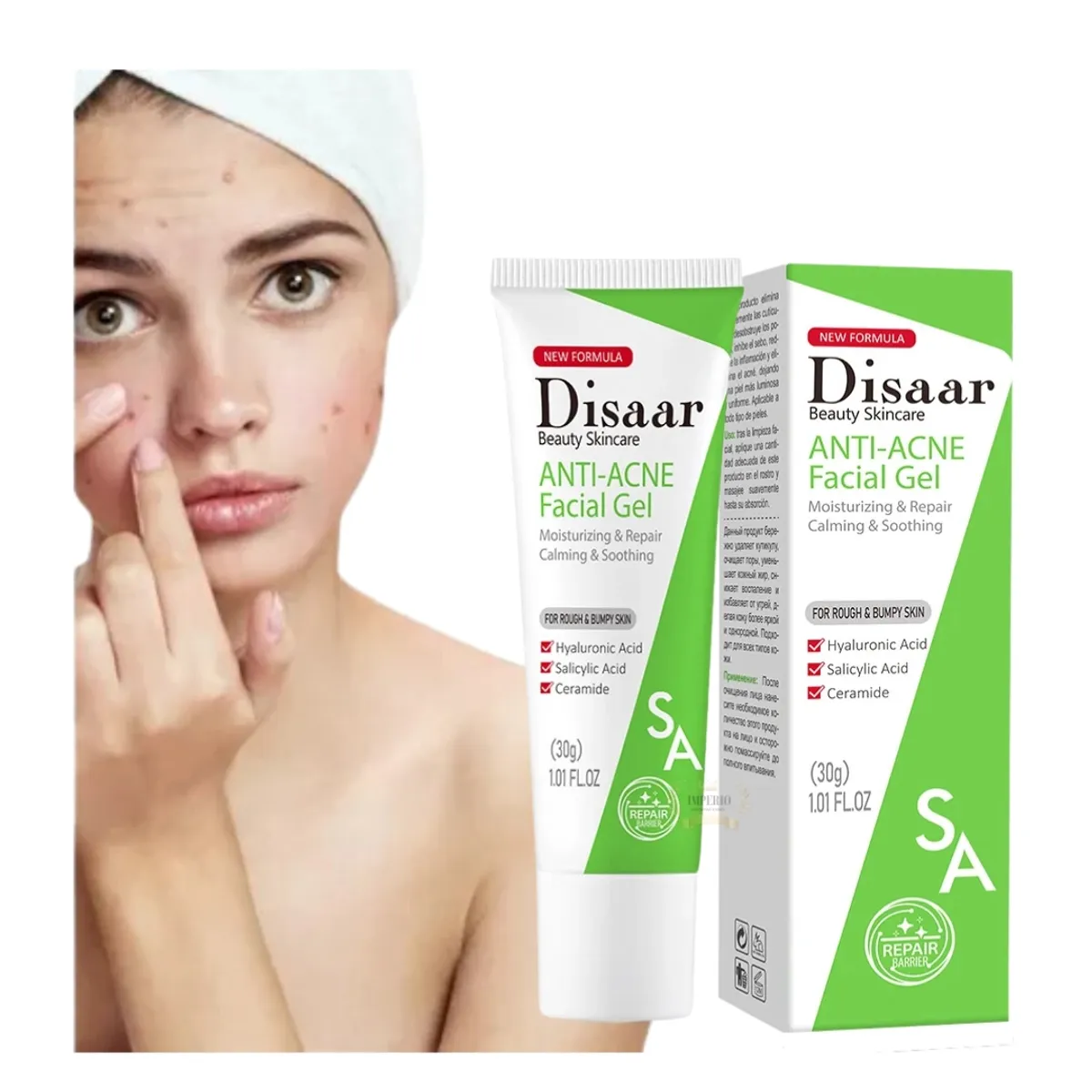 DISAAR - Gel Anti-acné Con Acido Salicílico