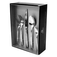 Set Cubiertos Acero Inoxidable 30 Piezas Plateados