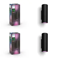 PHILIPS HUE - Set 2 Aplique Exterior Doble Appear RGB Zigbee BT
