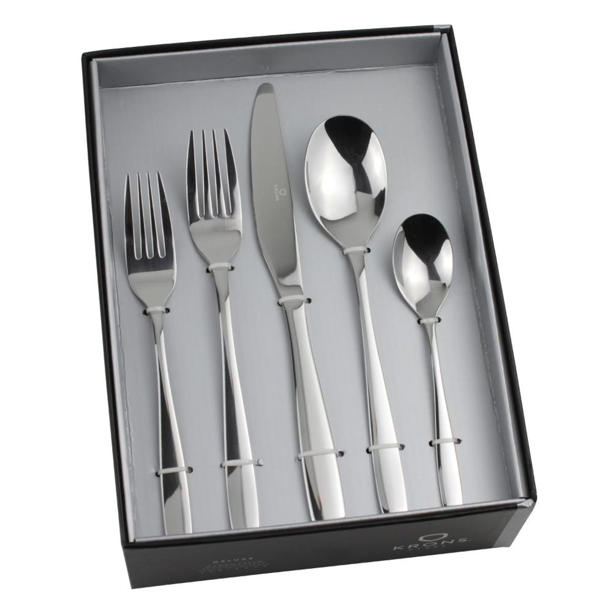 KRONS - Set de Cubiertos Acero Inoxidable 30Pzs Manchester krons