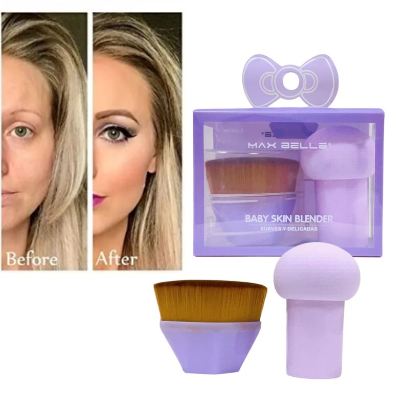 MAXBELLE - Brocha para Base de Maquillaje