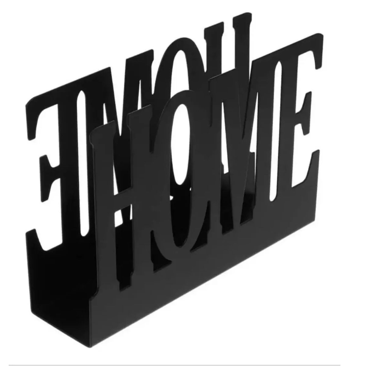 GENERICO - Servilletero Negro Acero Hogar Porta Servilletas Decoración