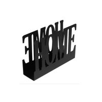 Servilletero Negro Acero Hogar Porta Servilletas Decoración