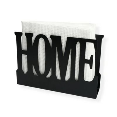 Imagen 2 del producto Servilletero Negro Acero Hogar Porta Servilletas Decoración