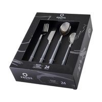 Set de Cubiertos de 24 Piezas Acero Inoxidable Stone