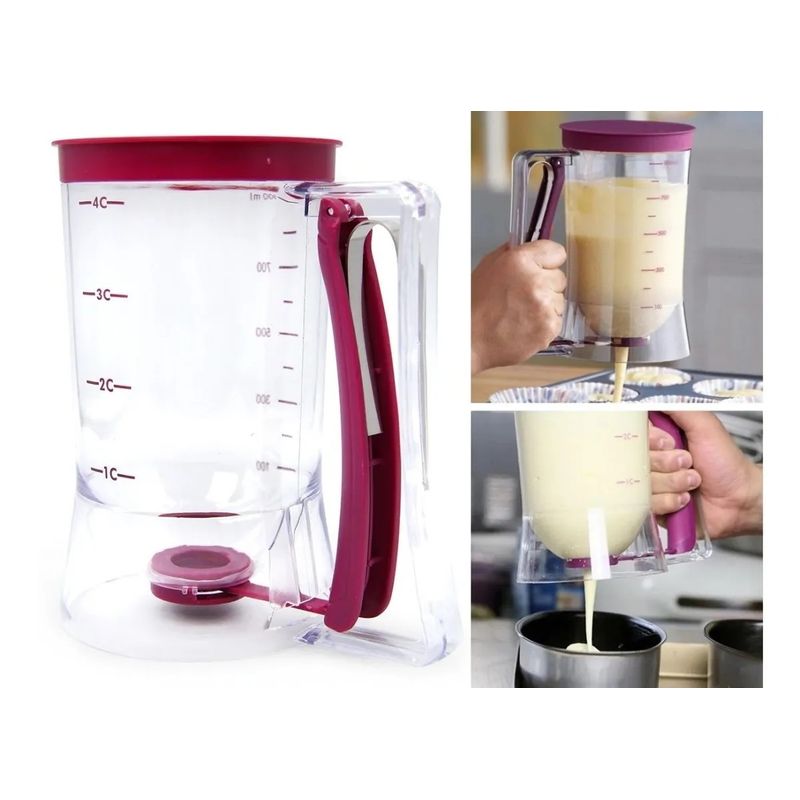GENERICO - Dispensador De Masa Dispensador Torta Queque Reposteria morado 27201