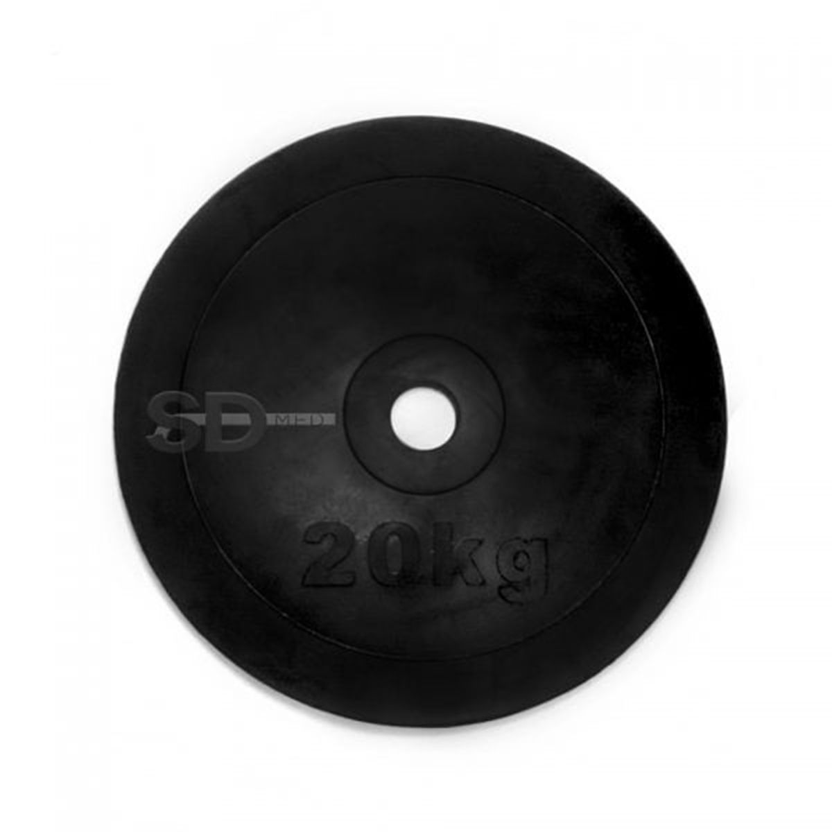 SDFIT - Disco Engomado 20 KG para Barra Olímpica Eco Rubber