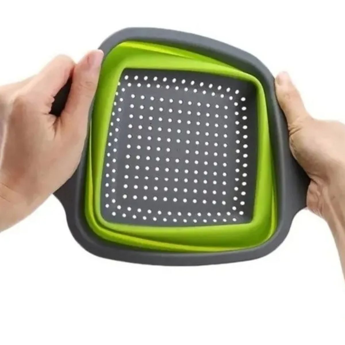 GENERICO - Pack 2 Coladores De Cocina Silicona Plegable Hogar