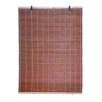 Cortina Bambu Enrollable Pla 120x150 Cafe Oscuro