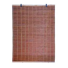 GENERICO - Cortina Bambu Enrollable Pla 120x150 Cafe Oscuro