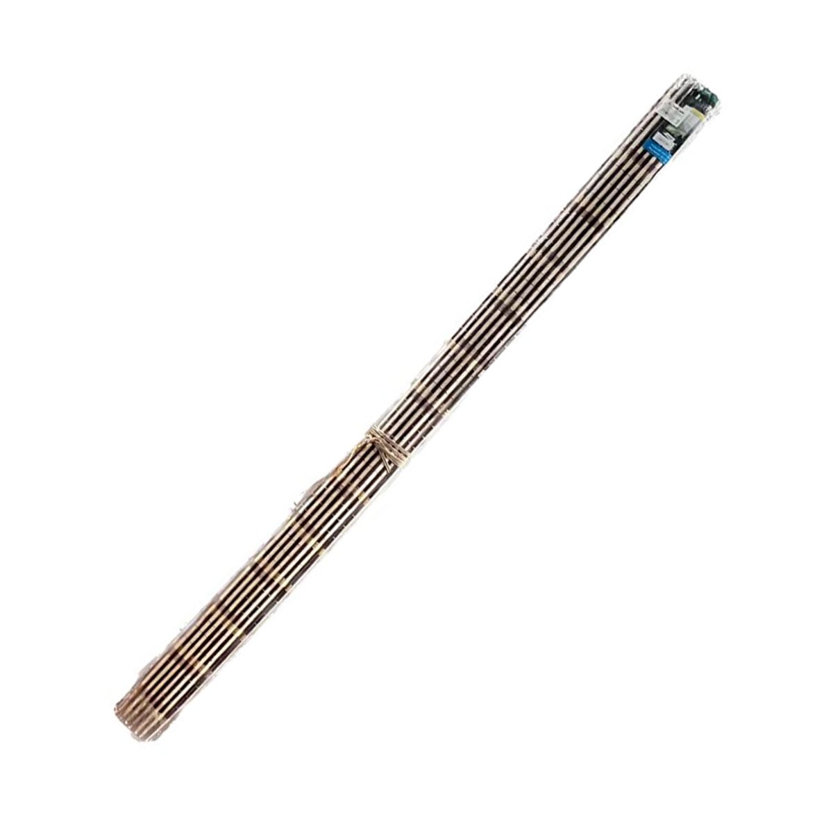 GENERICO - Cortina Persiana Roller Enrrollable De Bambu 1.50 X 1.80cm Cafe Oscuro