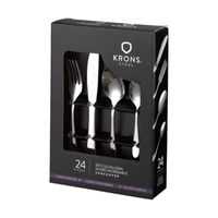 Set Cubiertos Acero Inoxidable Carnes 24Pzs Vancouver