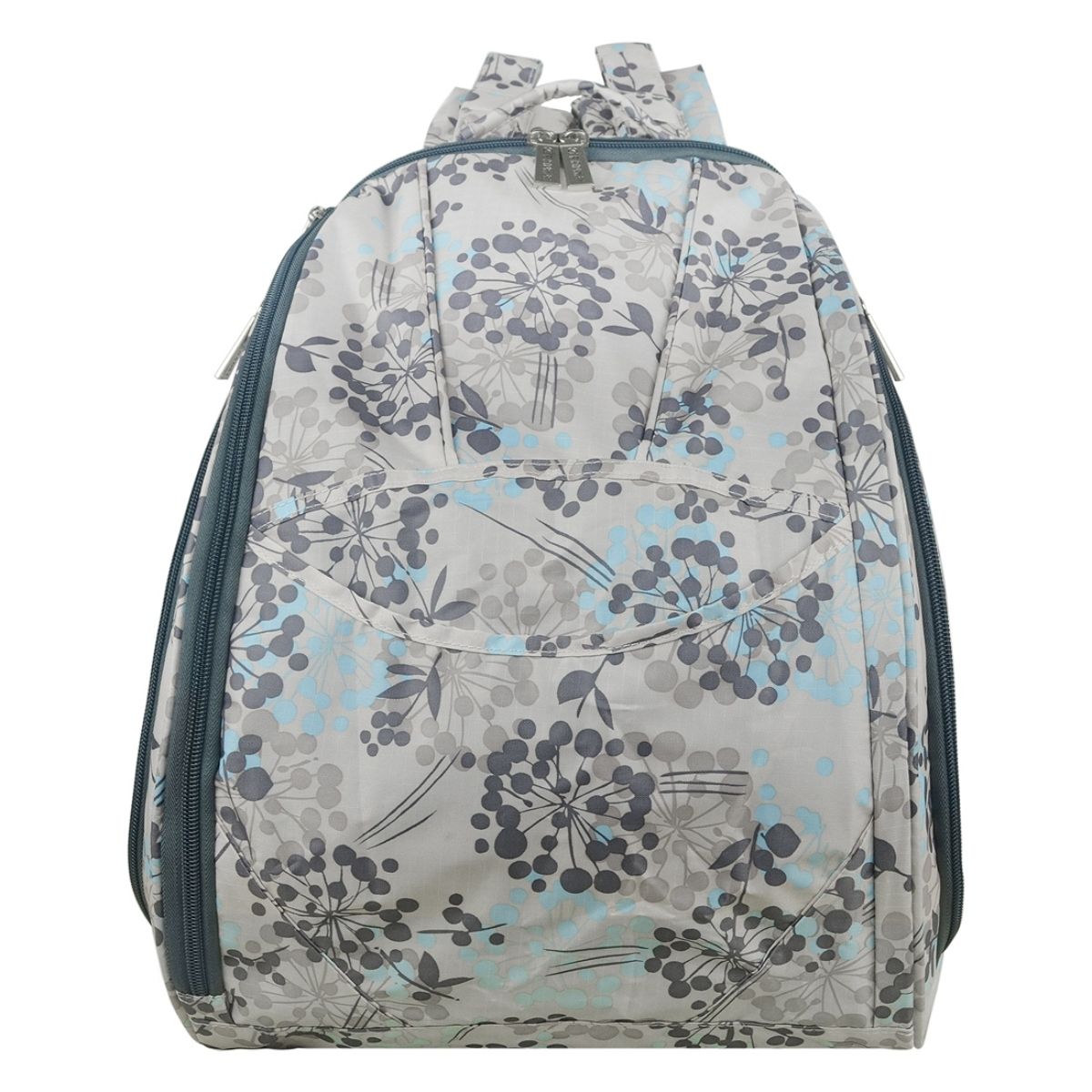 MOMMORE - Mommore Mochila Maternal Pañalera 40x30cm - Flores Blanco