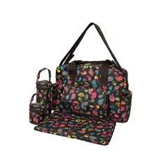 MOMMORE - Bolso Maternal Pañalera 5 en 1 - Negro