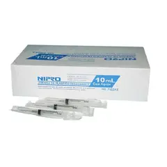 NIPRO - Jeringa Con Aguja 10ml 21g X1 1/2 Luer Lock 100 Un