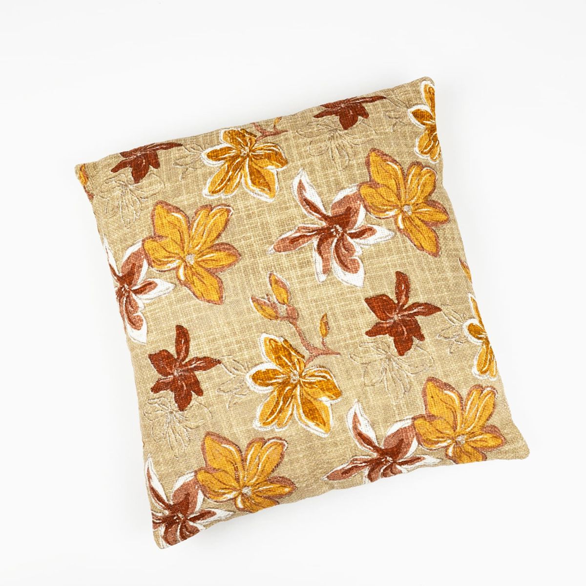 LOUNGE - Cojín 45 X 45 Cm Flores Lounge Beige LOUNGE