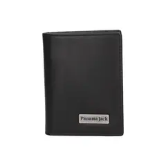 PANAMA JACK - Billetera Tarjetero Cuero Hombre K009 Black