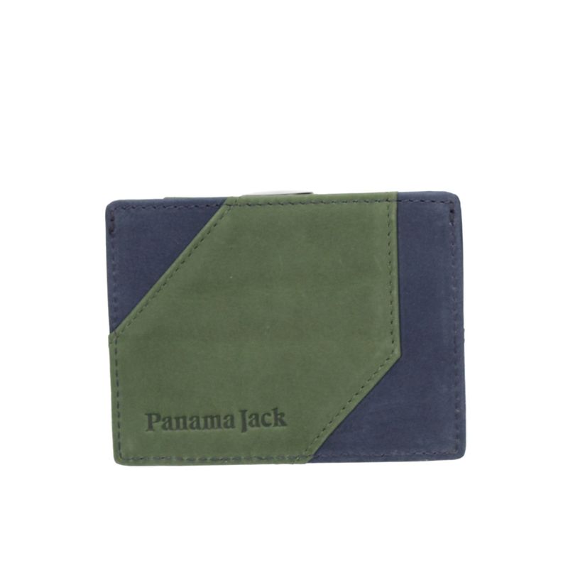 PANAMA JACK - Tarjetero Cuero Hombre K011 Navy Panama Jack