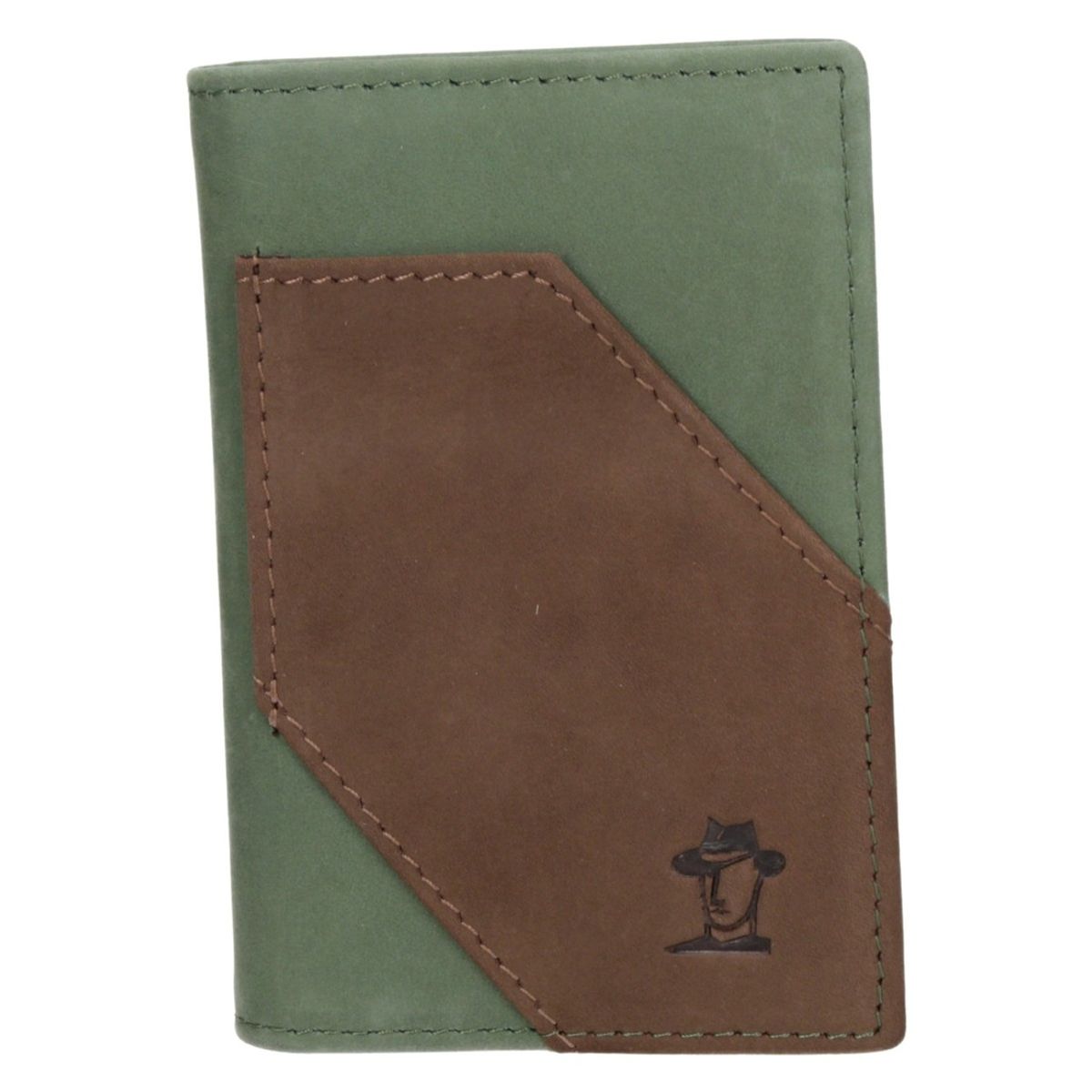 PANAMA JACK - Tarjetero Cuero Hombre K012 Green Panama Jack