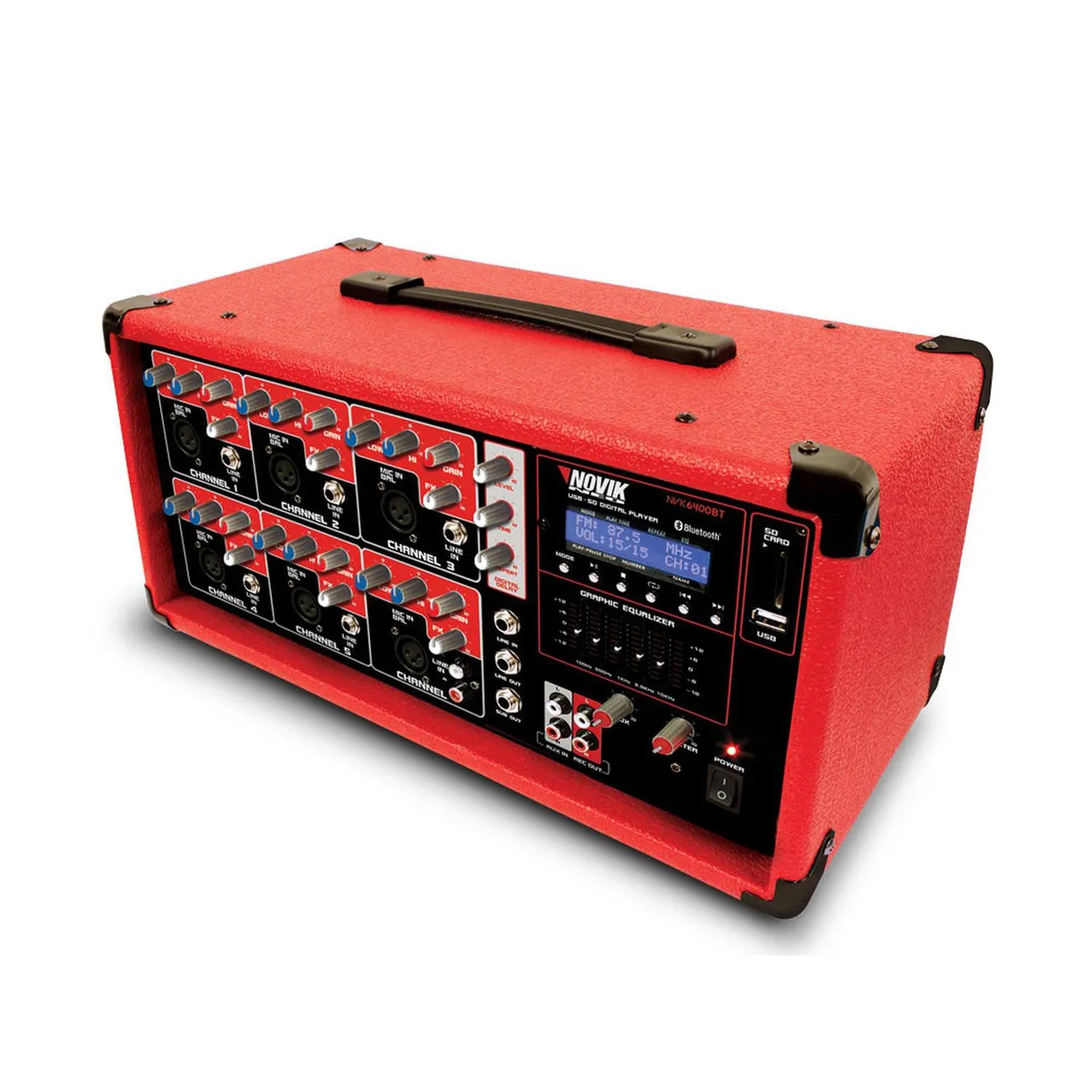 SKP - CABEZAL POTENCIADO NOVIK NVK 6400BT