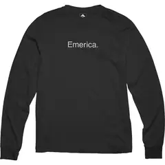 EMERICA - Polera Manga Larga EFF Corporate Tee Black