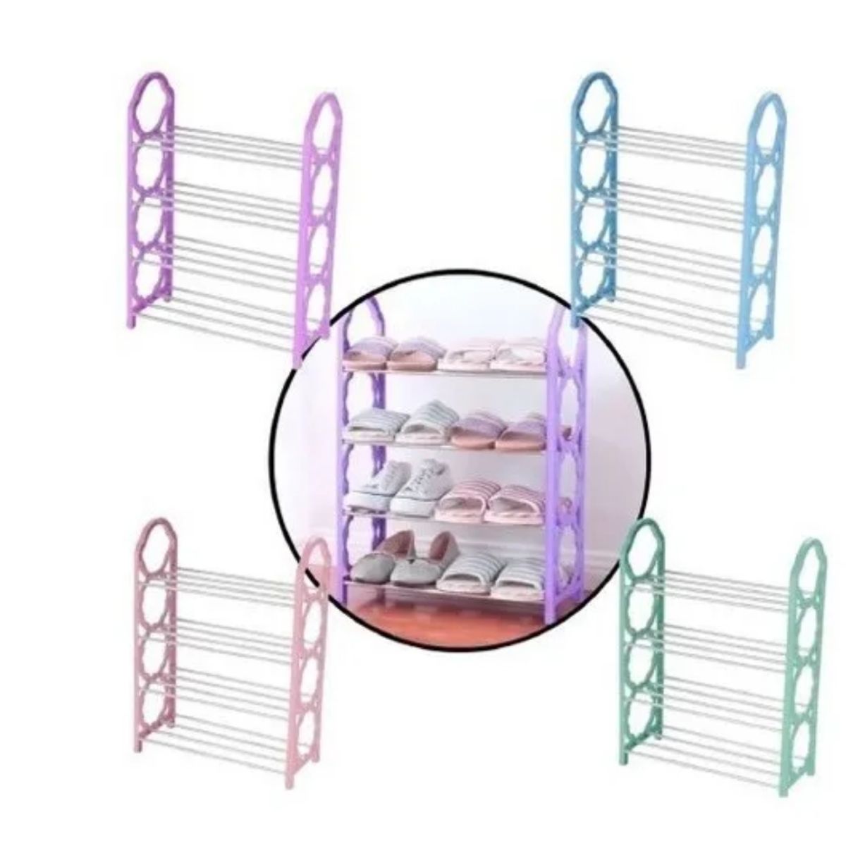 GENERICO - Zapatero Organizador Armable Estante Zapatos Colores