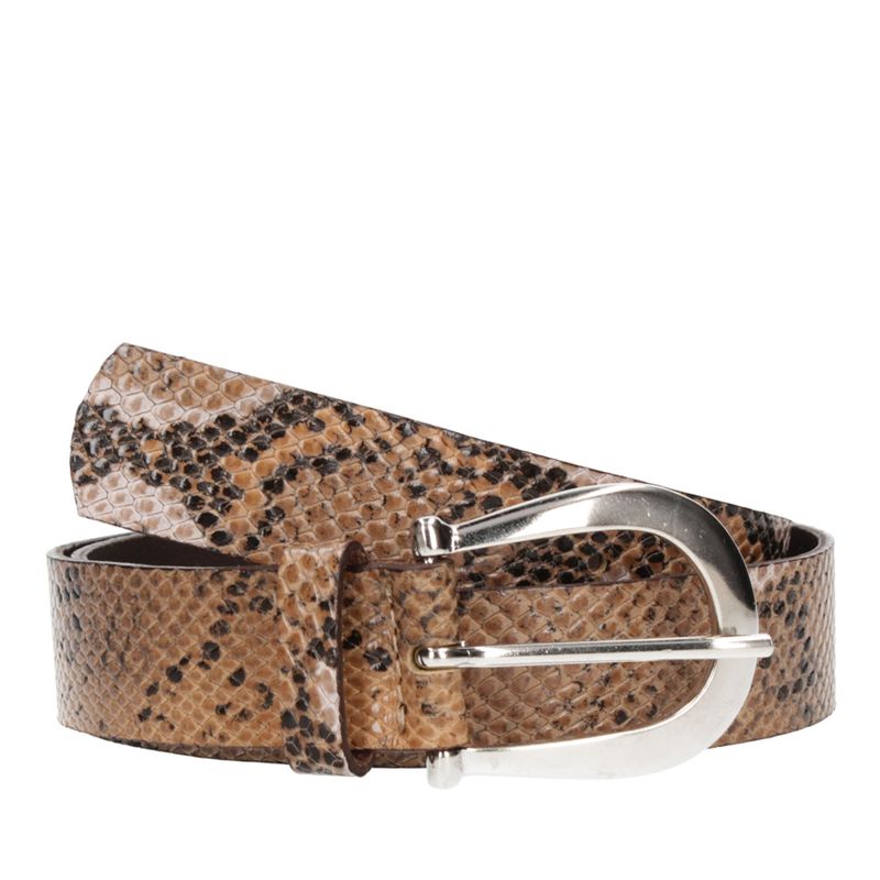 POLLINI - Cinturón Cuero Mujer P570 Beige Pollini POLLINI