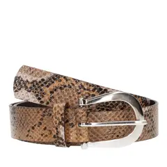POLLINI - Cinturón Cuero Mujer P570 Beige