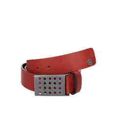 PANAMA JACK - Cinturón Cuero Hombre J505 Rojo
