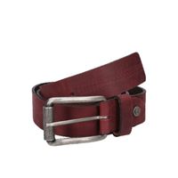 Cinturón Cuero Hombre J502 Burdeo