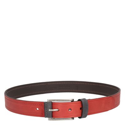 Imagen 2 del producto Cinturón Cuero Hombre Rojo