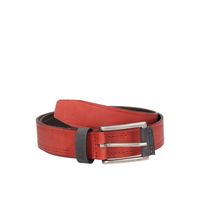 Cinturón Cuero Hombre Rojo