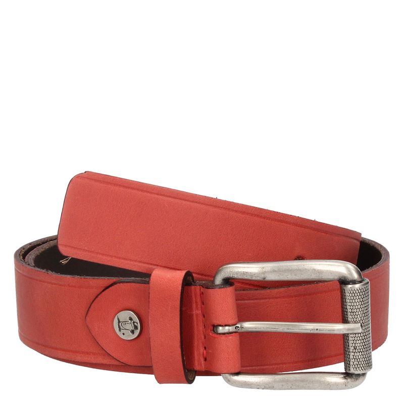 PANAMA JACK - Cinturón Cuero Hombre Rojo Panama Jack