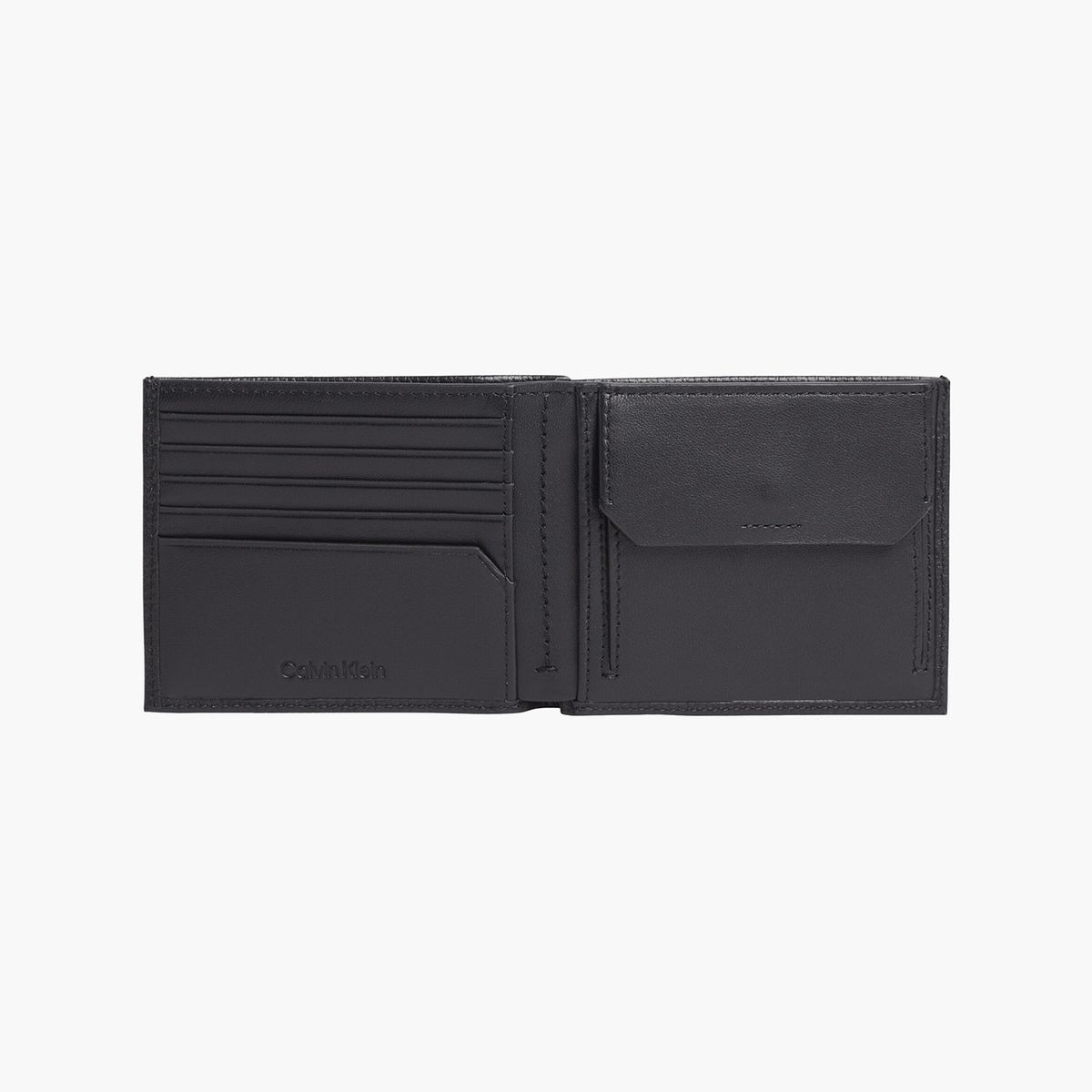 CALVIN KLEIN - Billetera Pebble Bifold 5Cc Negro Calvin Klein