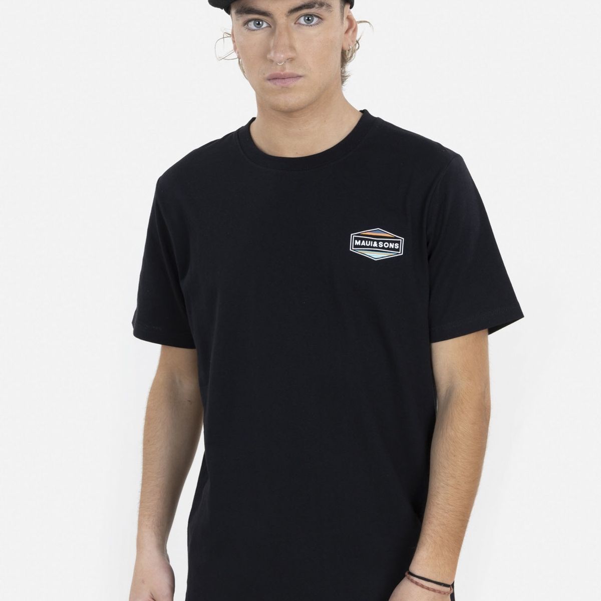 MAUI AND SONS - Pack Polera Jockey 5AV1566 Hombre Negro Maui and Sons