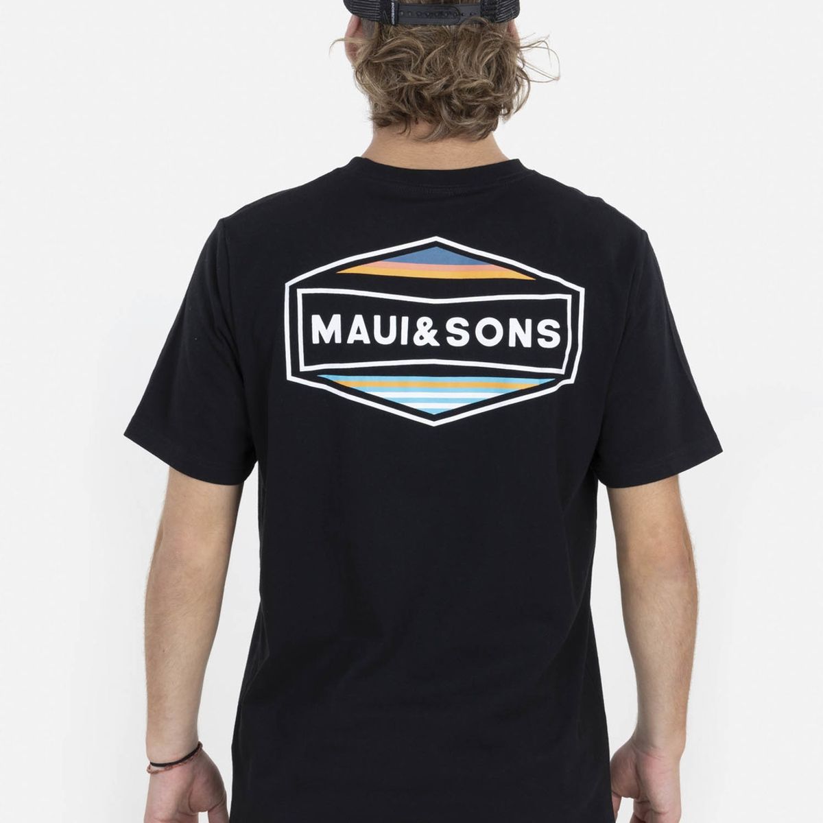 MAUI AND SONS - Pack Polera Jockey 5AV1566 Hombre Negro Maui and Sons